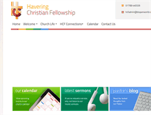 Tablet Screenshot of haveringchristianfellowship.org